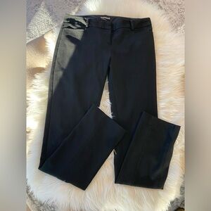 Express Classic Black Straight Leg Trousers